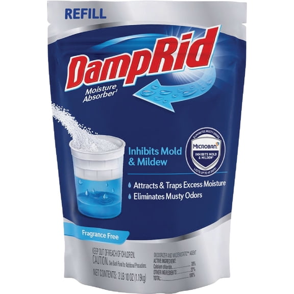 William Barr DampRid Moisture Absorber Refill with Microban - Single Pack