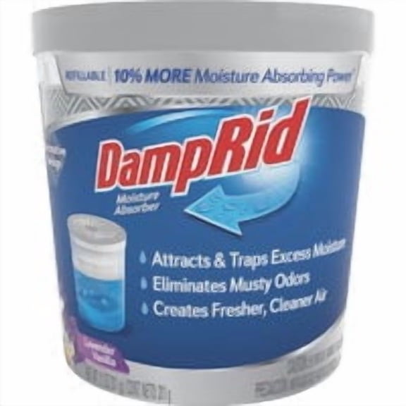 William Barr DampRid Refillable Moisture Absorber & Remover - Pack of 10 Value Multipack