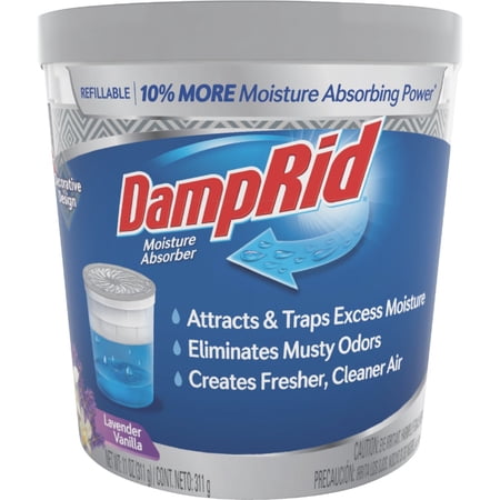 William Barr DampRid Refillable Moisture Absorber & Remover - Single Pack