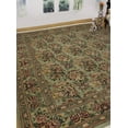 thumbnail image 1 of William Basarabian Lt. Green/Red Rug, 8'1" x 9'10", 1 of 7