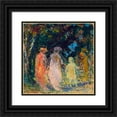 thumbnail image 1 of William Baxter Closson 12x12 Black Ornate Wood Framed Double Matted Museum Art Print Titled: The Woodland Way, 1 of 5