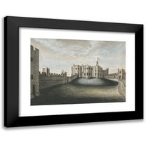 William Beilby 14x11 Black Modern Framed Museum Art Print Titled - Alnwick Keep
