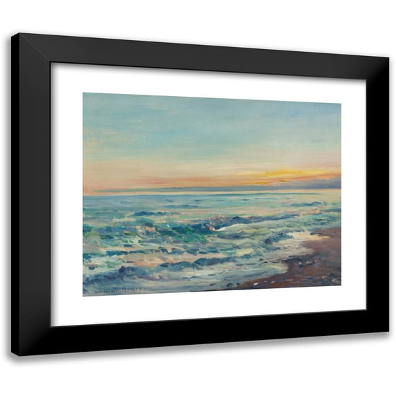 William Blair Bruce 18x15 Black Modern Framed Museum Art Print Titled - Coastal View