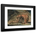 thumbnail image 1 of William Blake 14x11 Black Modern Framed Museum Art Print Titled - Nebuchadnezzar (1795), 1 of 5