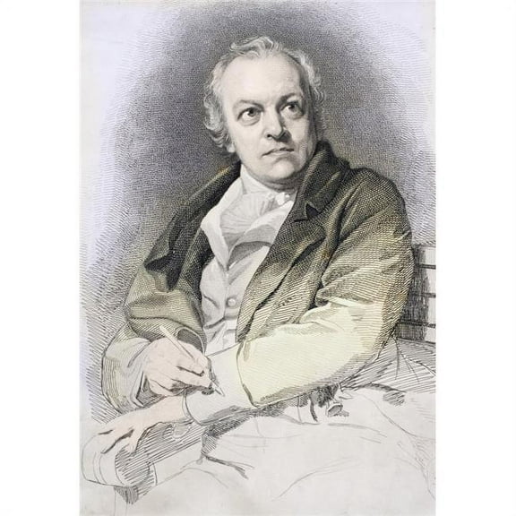 William Blake 1757 to 1857 English Poet Painter & Printmaker Poster Print