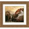 thumbnail image 1 of William Blake 2x Matted 24x20 Gold Ornate Framed Art Print 'God Judging Adam', 1 of 2
