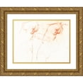 thumbnail image 1 of William Blake Richmond 14x11 Gold Ornate Wood Frame and Double Matted Museum Art Print Titled - Studies for ‘The Wise and Foolish Virgins’ (Recto), 1 of 4