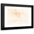 thumbnail image 1 of William Blake Richmond 24x19 Black Modern Framed Museum Art Print Titled - Studies for ‘The Wise and Foolish Virgins’ (Recto) II, 1 of 5