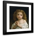 thumbnail image 1 of William Bouguereau 12x14 Black Modern Framed Museum Art Print Titled - Little Girl, 1 of 5