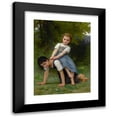 thumbnail image 1 of William Bouguereau 14x18 Black Modern Framed Museum Art Print Titled - La Bourrique (The Pony-Back Ride) (1884), 1 of 5