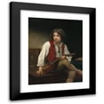 thumbnail image 1 of William Bouguereau 15x18 Black Modern Framed Museum Art Print Titled - Italian at the Mandolin (1870), 1 of 5