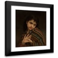 thumbnail image 1 of William Bouguereau 15x18 Black Modern Framed Museum Art Print Titled - La Frileuse (1879), 1 of 5