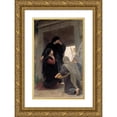thumbnail image 1 of William Bouguereau 16x24 Gold Ornate Framed and Double Matted Museum Art Print Titled - The Three Marys at the Tomb (1876), 1 of 4