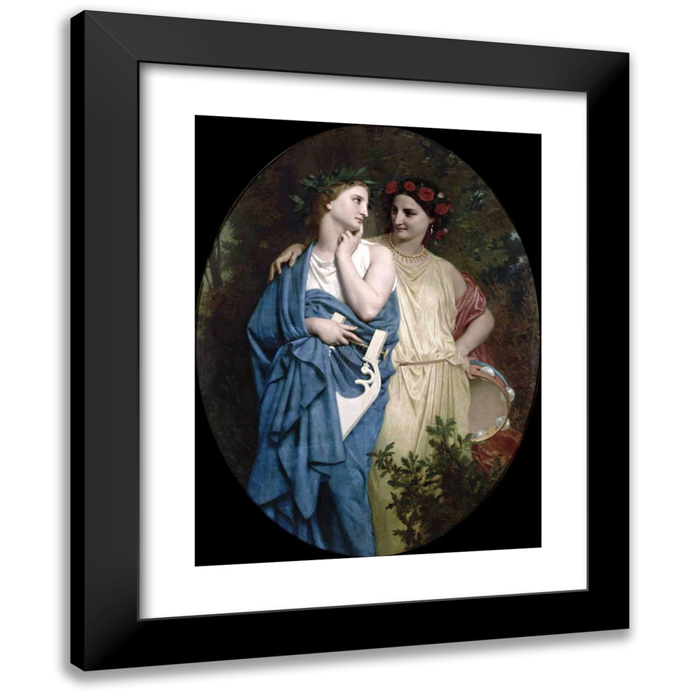 William Bouguereau 19x24 Black Modern Framed Museum Art Print Titled ...