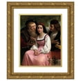thumbnail image 1 of William Bouguereau 20x24 Gold Ornate Framed and Double Matted Museum Art Print Titled - Between Wealth and Love (1869), 1 of 4