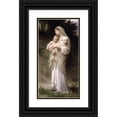 thumbnail image 1 of William Bouguereau 9x14 Black Ornate Wood Framed Double Matted Museum Art Print Titled: L’Innocence (1893), 1 of 5