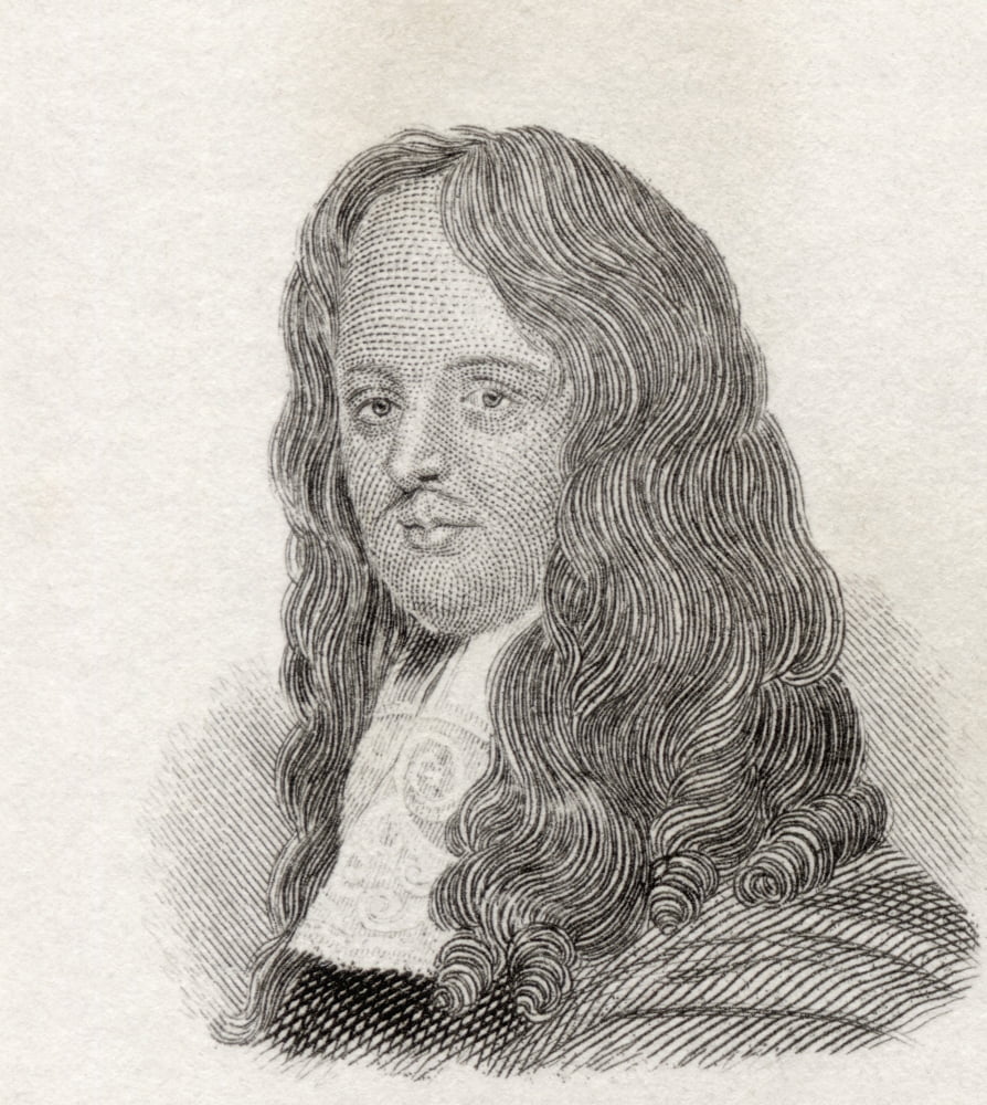 William Brouncker 2Nd Viscount Brouncker 1620 To 1684 English Mathematician From Crabbs Historical Dictionary Published 1825 Canvas Art - Ken Welsh Design Pics (13 x 15)