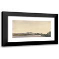 thumbnail image 1 of William Callow 18x10 Black Modern Framed Museum Art Print Titled - Mont-Valerien from Bois De Boulogne (1834), 1 of 5