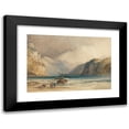 thumbnail image 1 of William Callow 18x14 Black Modern Framed Museum Art Print Titled - Weals Down, from Tends, Switzerland (1842), 1 of 5
