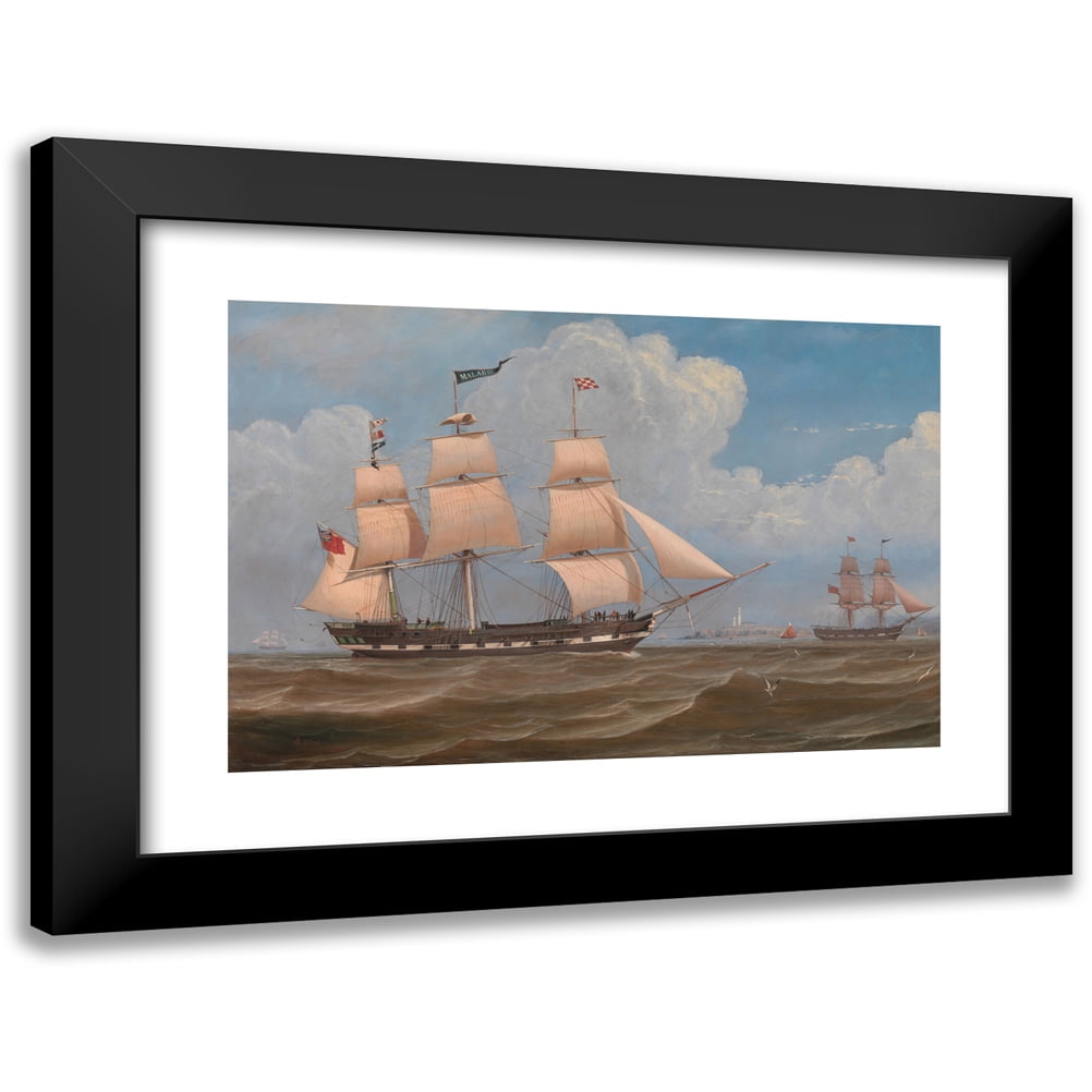 William Clark 14x11 Black Modern Framed Museum Art Print Titled The