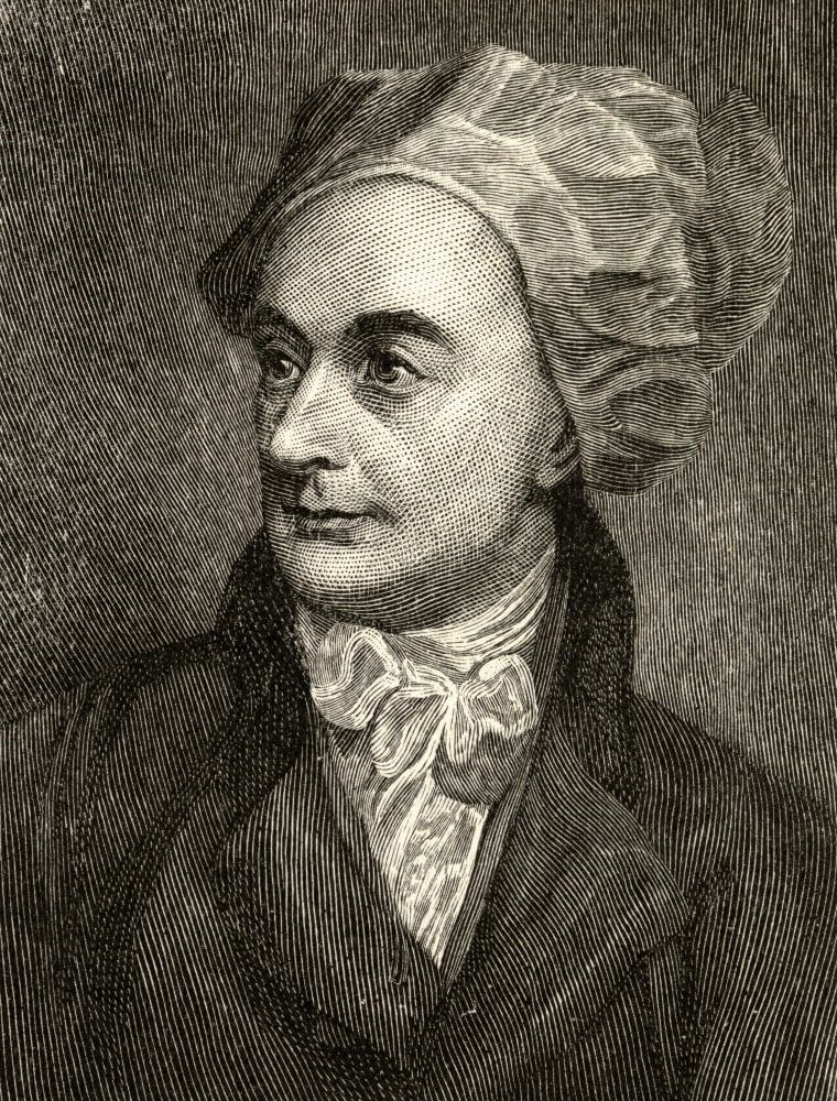 William Cowper 1731-1800 Enlgish Poet After A Drawing By Romney In 1792 Canvas Art - Ken Welsh Design Pics (26 x 34)