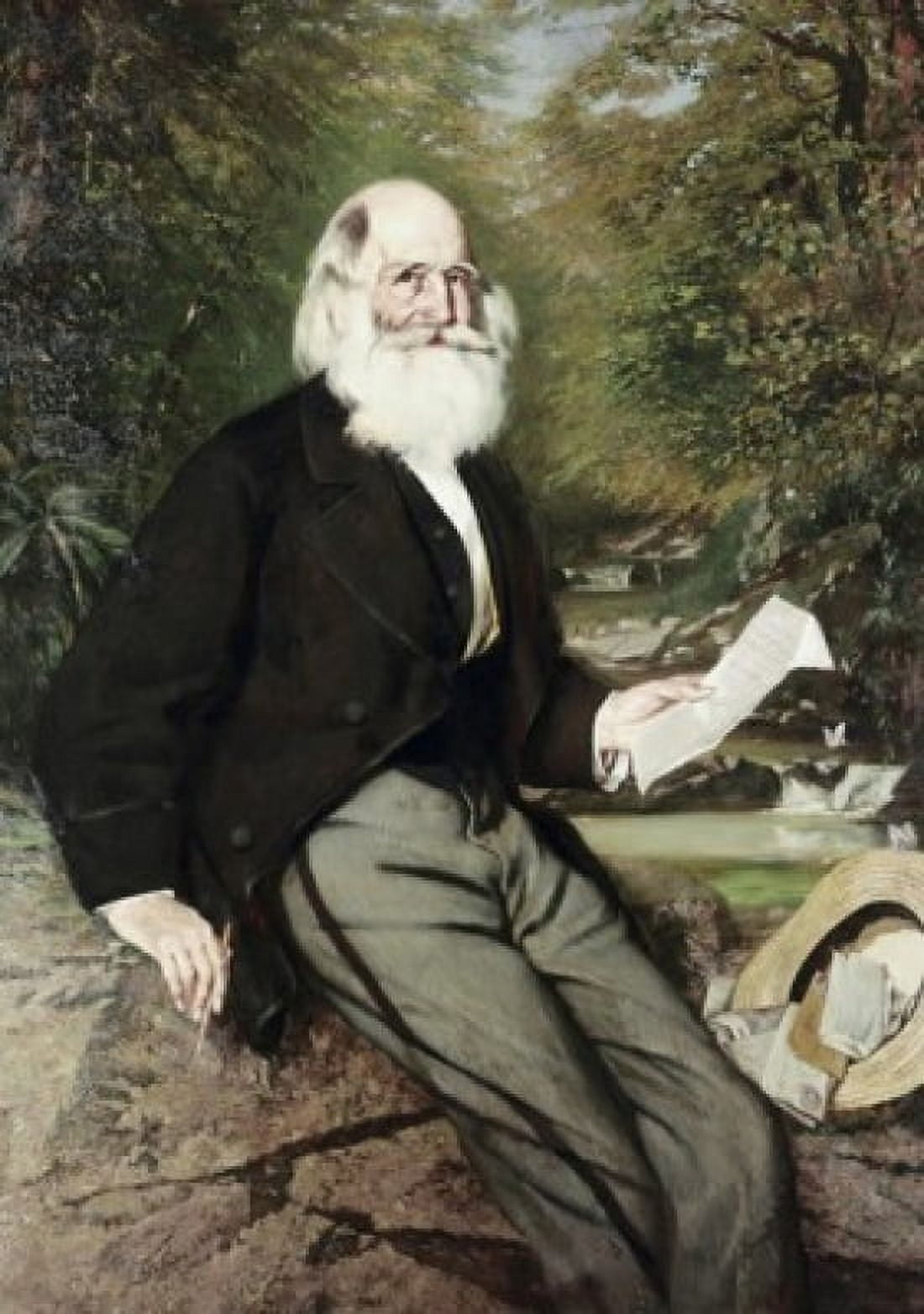 William Cullen Bryant  1868  Frank Buchser (1828-1890 Swiss) Oil on canvas National Gallery of Art Washington DC USA Canvas Art - Frank Buchser (18 x 24)