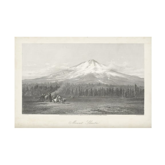 William Cullen Bryant 'Mount Shasta' Canvas Art