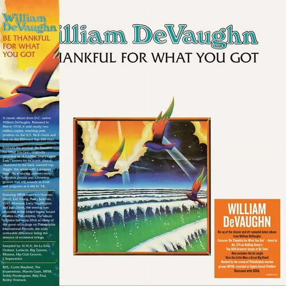 William Devaughn - Be Thankful For What You Got - 140-Gram Black 
