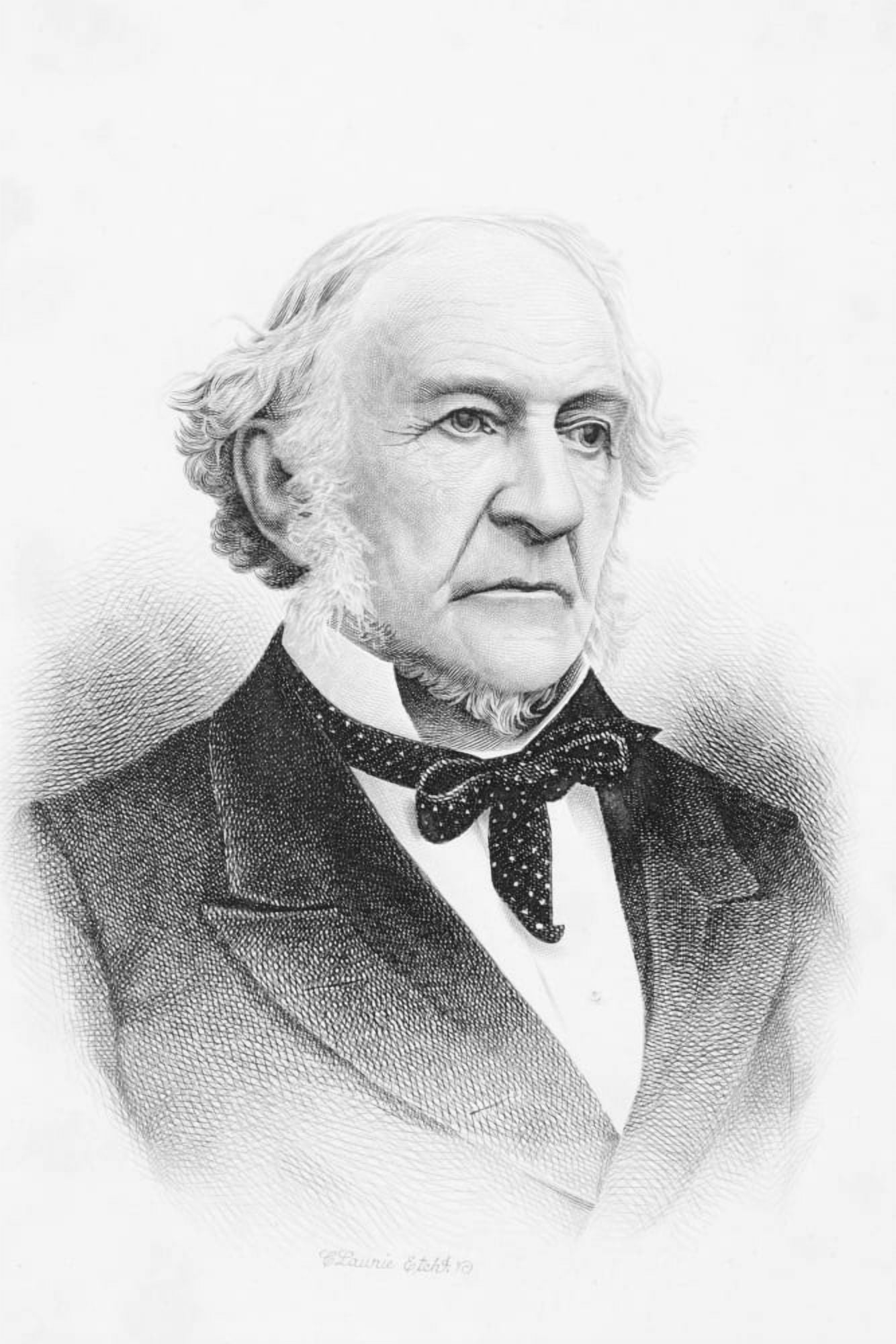 William Ewart Gladstone 1809 To 1898 Statesman & Prime Minister Of Great Britain 1868 To 1874 1880 To 1885 1886 & 1892 To 1894 Canvas Art - Ken Welsh  Design Pics (11 x 17)