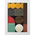 thumbnail image 1 of William, Gary 11x14 White Modern Wood Framed Museum Art Print Titled - Colourful Heart II, 1 of 4