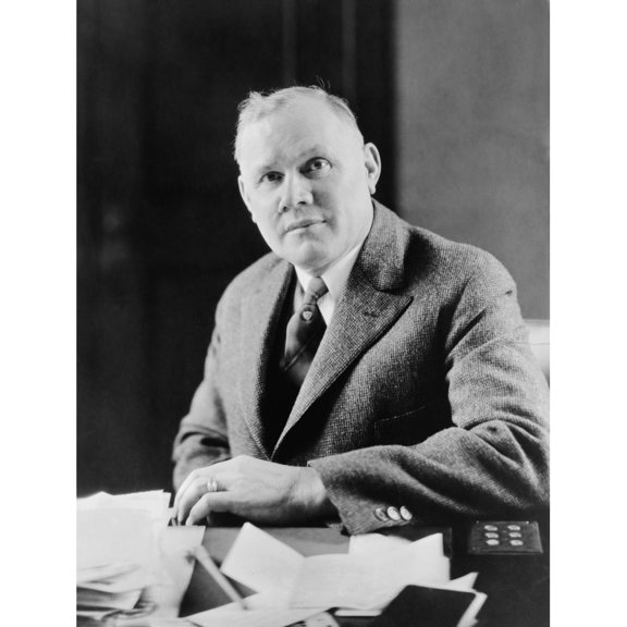 William Green In His Office In The American Federation Of Labor Headquarters History (18 x 24)