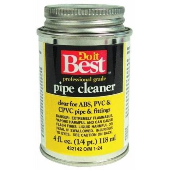 William H Harvey Pipe Cleaner - Liquid Cleanser for Household Use - 1/4 Pint