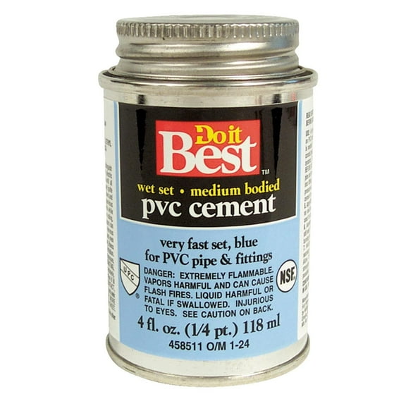 William H Harvey Wet Set Cement - Type I - 4 Oz Blue