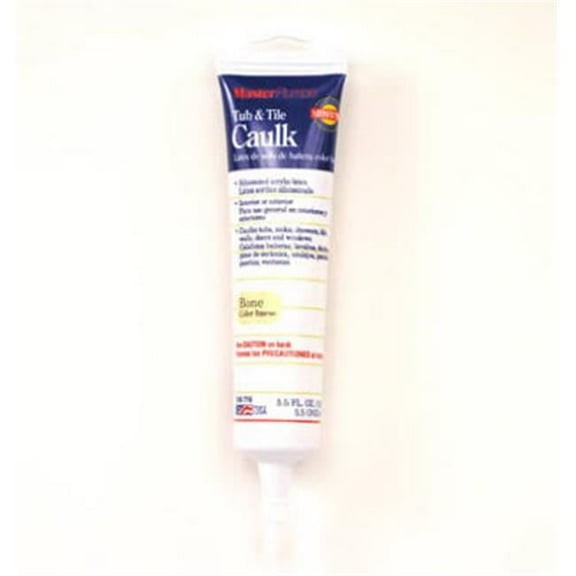 William H Harvey 248716 5.6 oz Master Plumber Bone Acrylic Caulk with Silicone