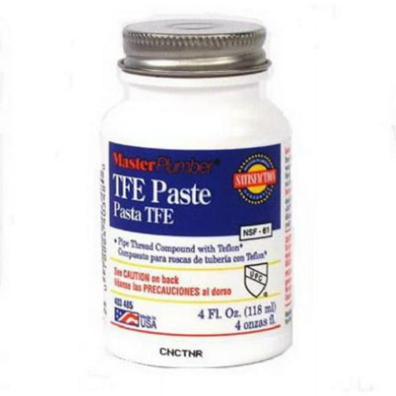 William H Harvey 4 oz Master Plumber TFE Paste with non-Stick - Non Stick