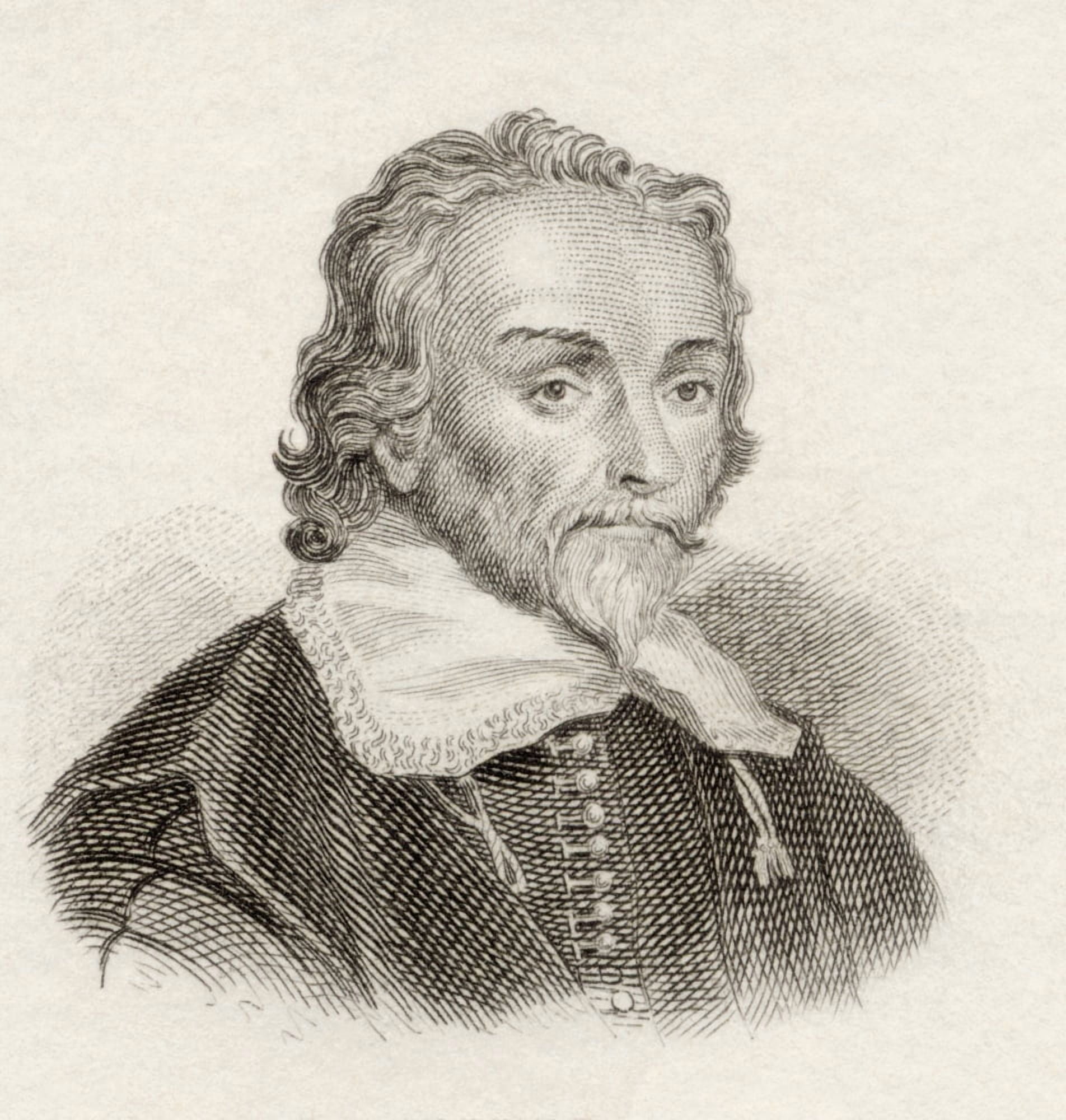 William Harvey 1578 To 1657 English Physician From Crabbs Historical Dictionary Published 1825 Canvas Art - Ken Welsh Design Pics (14 x 15)