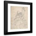 thumbnail image 1 of William Heath 18x24 Black Modern Framed Museum Art Print Titled - The Camelopard, or a New Hobby (1827), 1 of 5