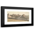 thumbnail image 1 of William Henry Hunt 14x9 Black Modern Framed Museum Art Print Titled - Fishermen's Cottages and Other Houses on the Beach at Hastings (1815-25), 1 of 5