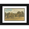 thumbnail image 1 of William Henry Hunt 18x12 Black Ornate Wood Framed Double Matted Museum Art Print Titled - Bushey Church from the South West (ca. 1820), 1 of 5