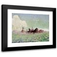 thumbnail image 1 of William Herbert Dunton 24x20 Black Modern Framed Museum Art Print Titled - The Enemies’ Horses (ca. 1912-1920), 1 of 5
