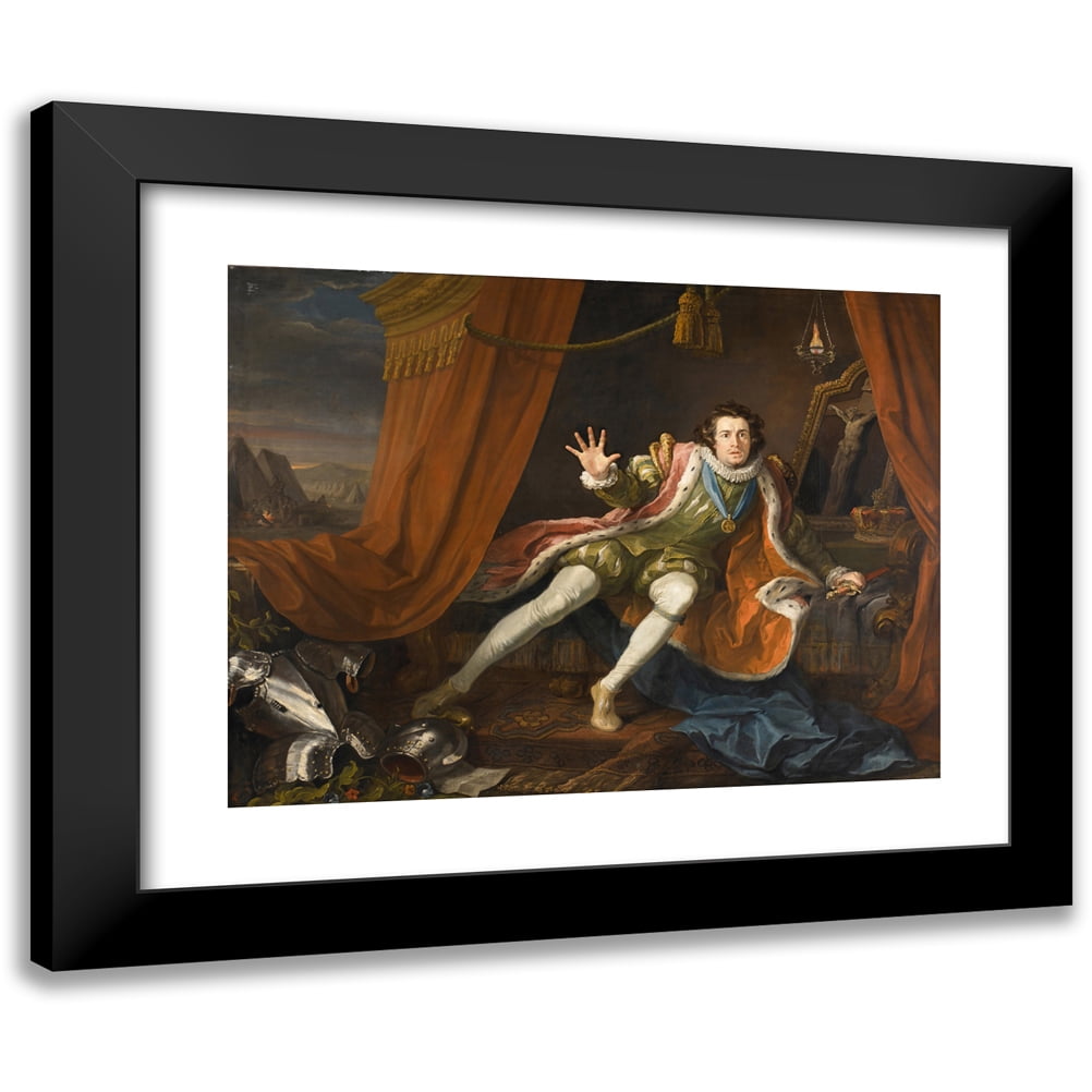 William Hogarth 24x19 Black Modern Framed Museum Art Print Titled ...