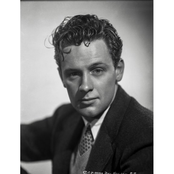 William Holden Looking Serious in Classic Tuxedo Portrait Photo Print (24 x 30)
