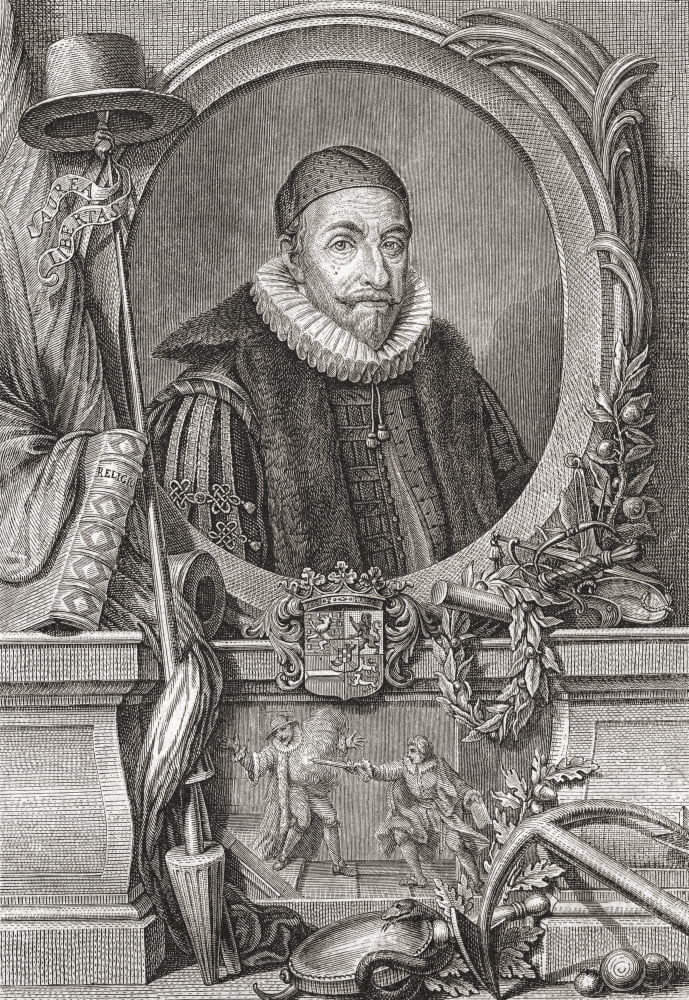 William I Prince Of Orange 1533 Canvas Art - Ken Welsh Design Pics (22 x 34)