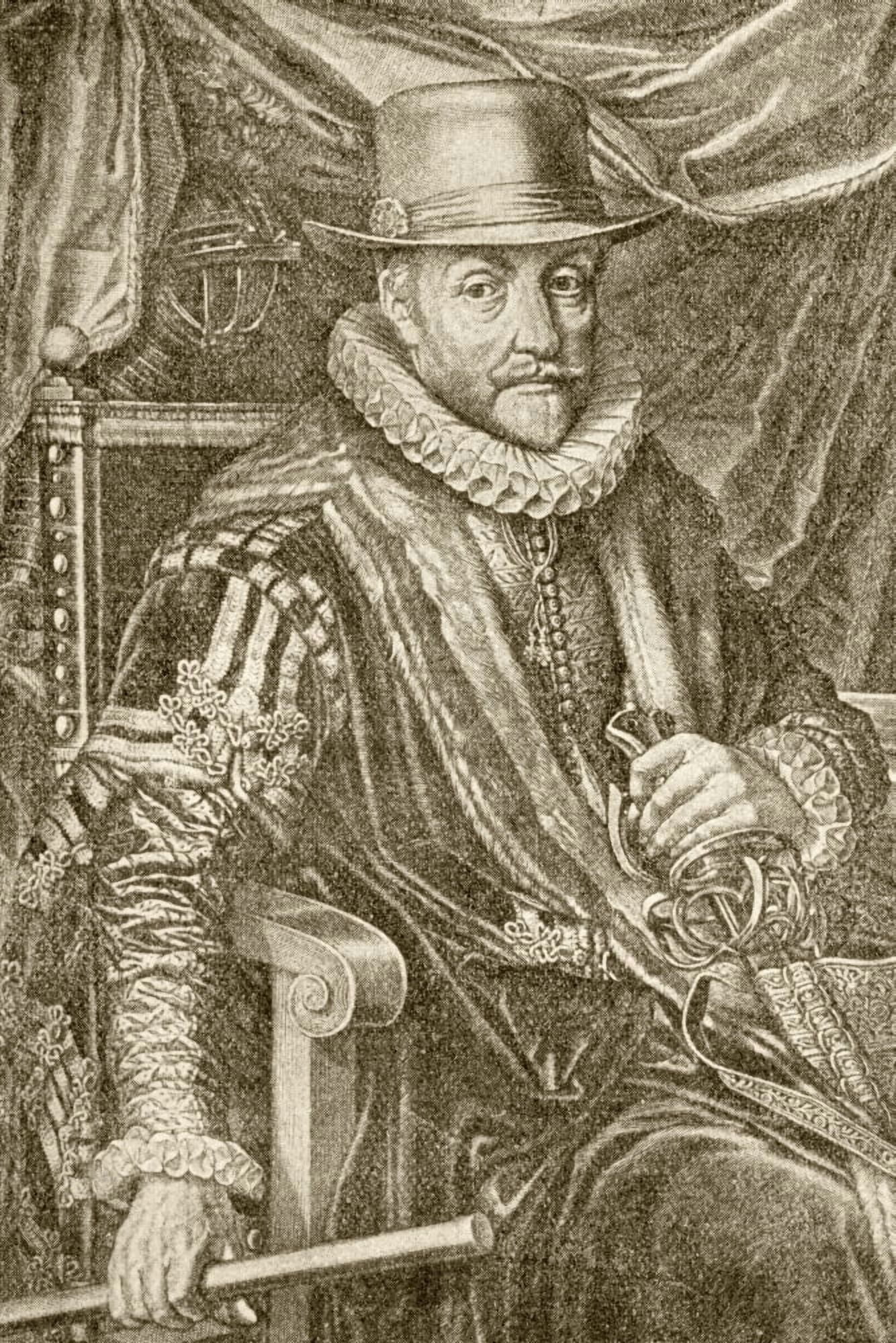 William I Prince Of Orange Born 1533 Died 1584 Aka William The Silent From Das Evangelium In Der Verfolgung By Bernhard Rogge Published 1920 Canvas Art - Ken Welsh Design Pics (24 x 36)