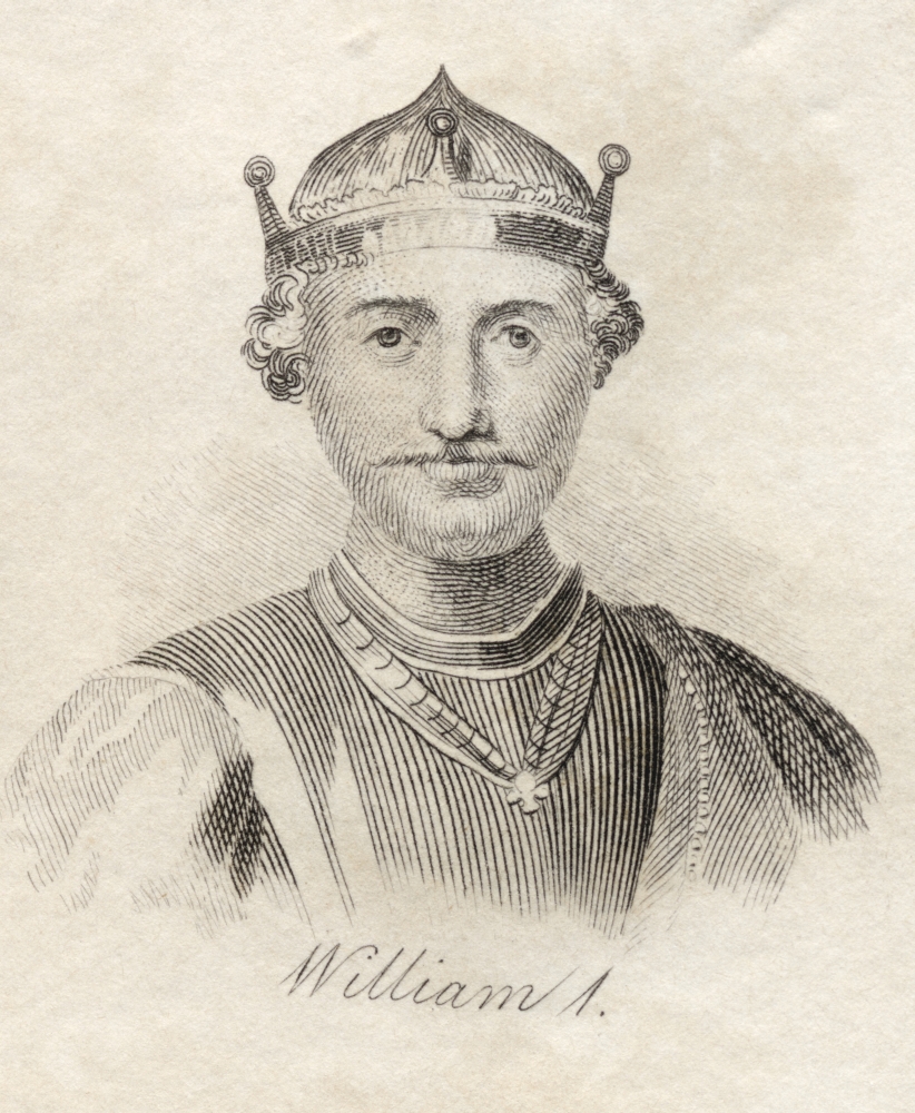 William I The Conqueror 1027-1087 First Norman King Of England Canvas Art - Ken Welsh Design Pics (13 x 16)