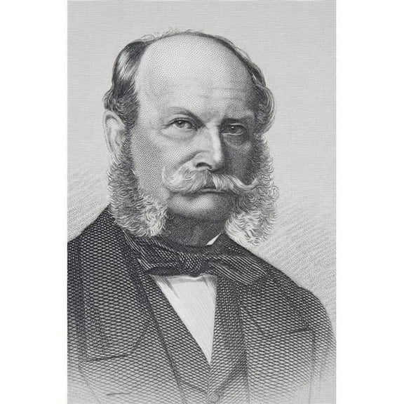 William I Wilhelm Friedrich Ludwig 1797 to 1888 King of Prussia & First German Emperor Poster Print, 22 x 34