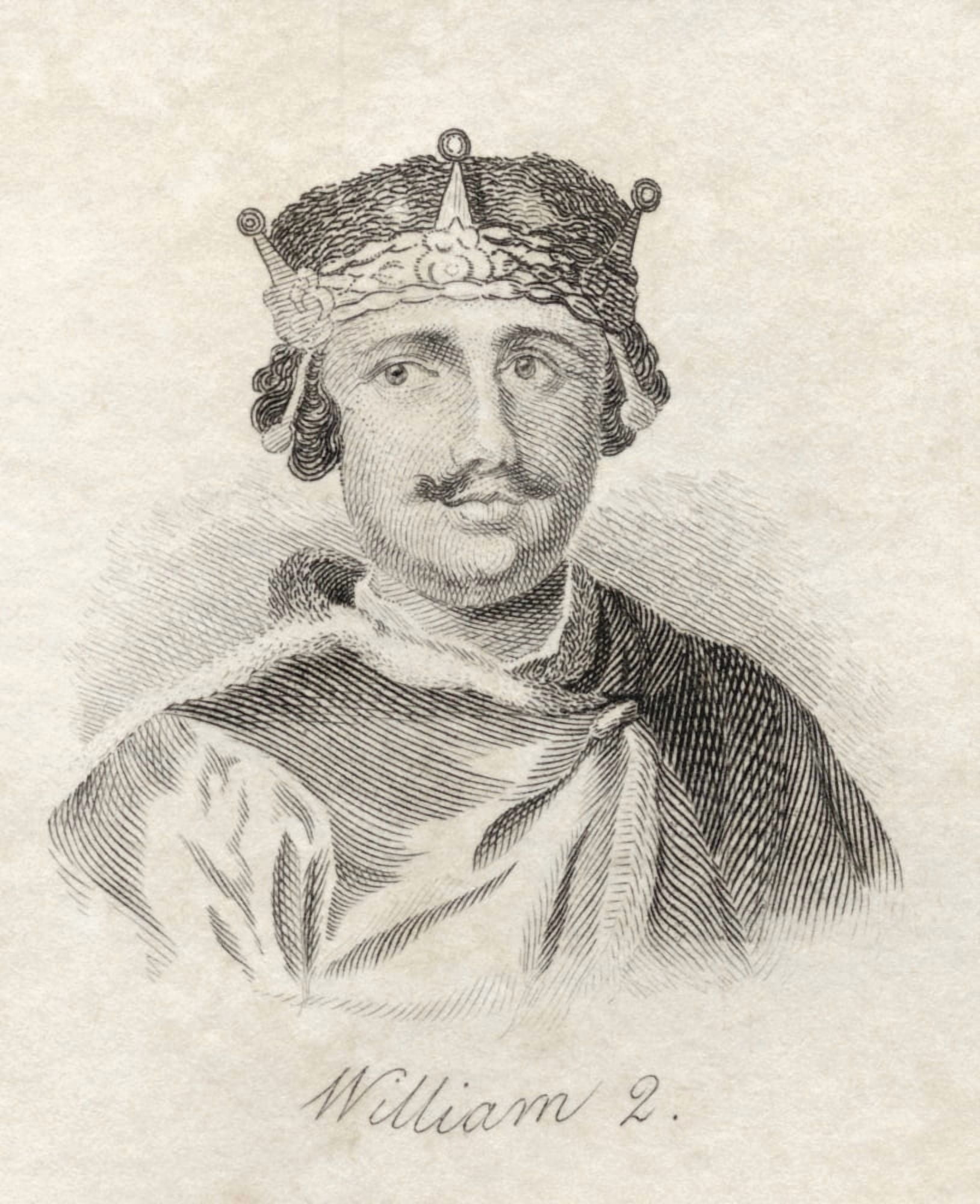 William Ii Rufus The Red 1087-1100 King Of England Canvas Art - Ken Welsh  Design Pics (26 x 32)