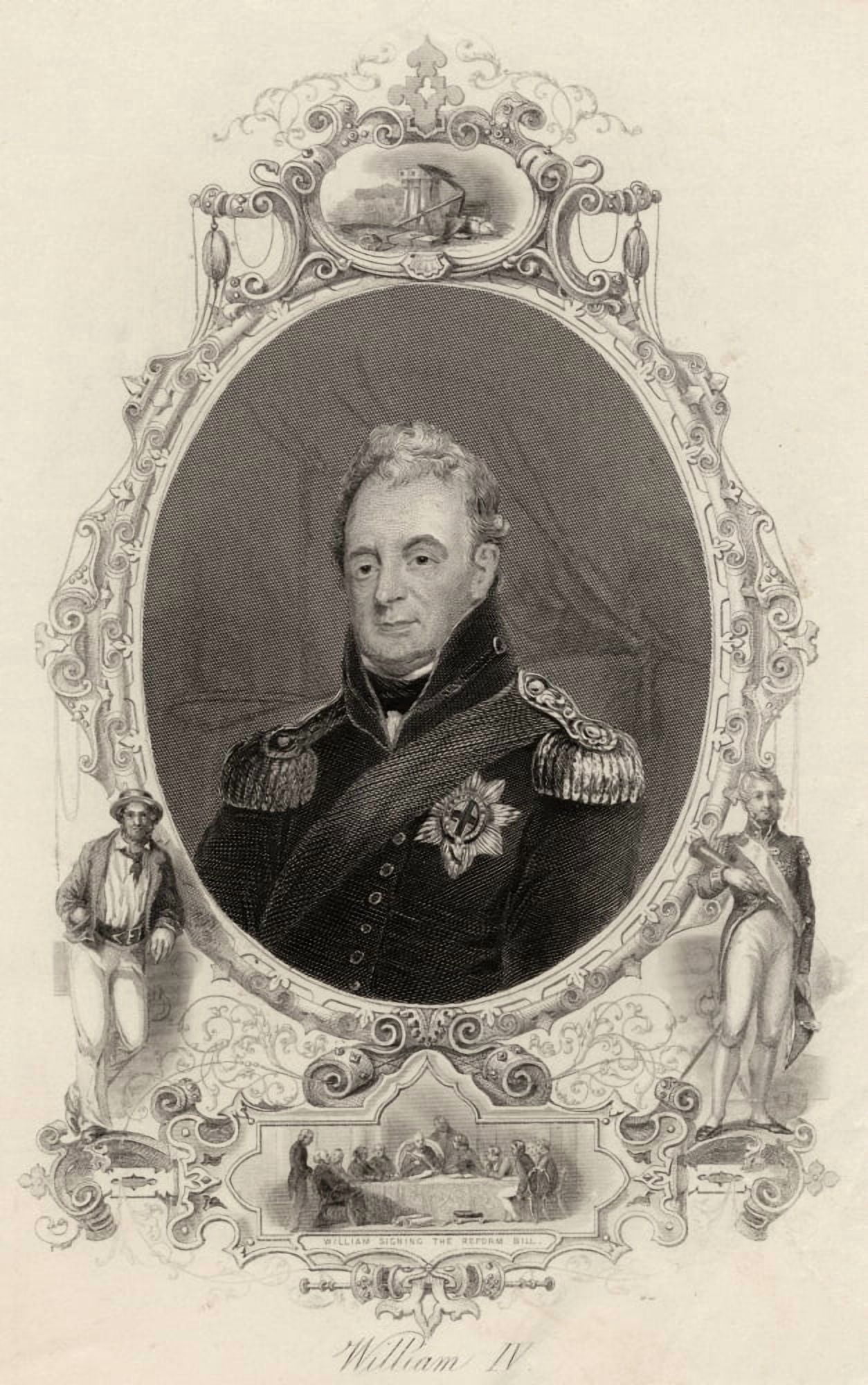 William Iv 1765-1837 King Of Great Britain And Ireland And King Of Hanover 1830-183719Th Century Print Canvas Art - Ken Welsh Design Pics (24 x 38)