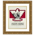 thumbnail image 1 of William Jeffrey Hartter 15x18 Gold Ornate Wood Frame and Double Matted Museum Art Print Titled - Mexican Migrant Labor in Arizona in Unity There is Strength (1976), 1 of 4