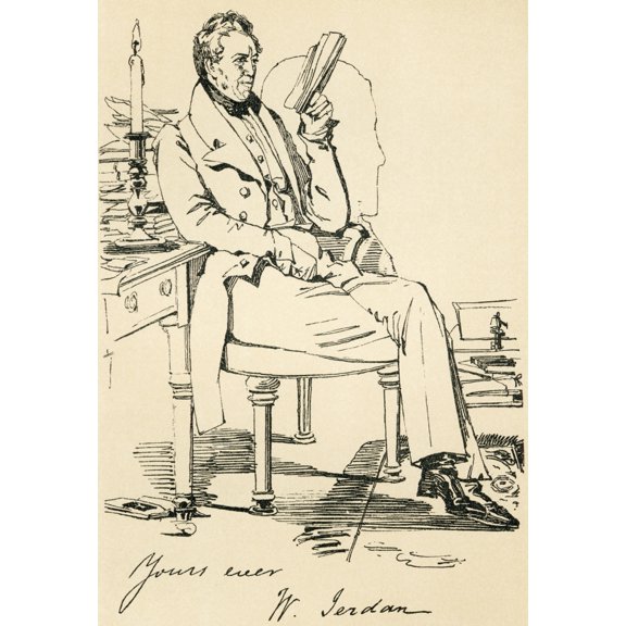 William Jerdan 1782 Canvas Art - Ken Welsh Design Pics (24 x 36)